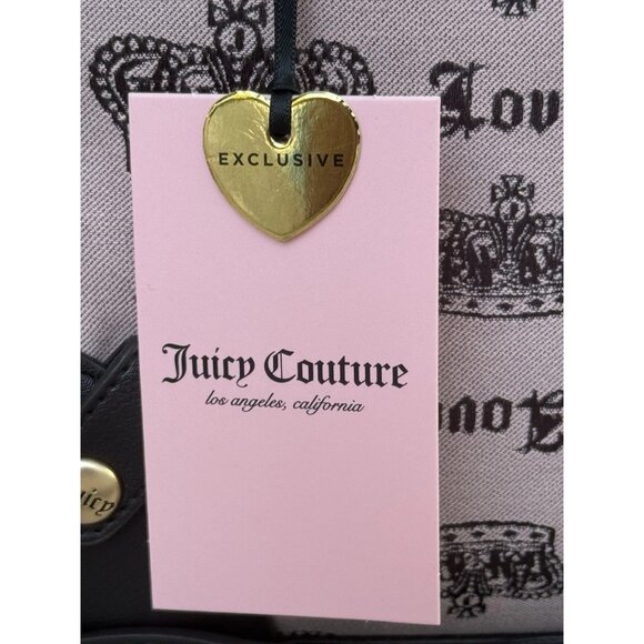 Juicy Couture Vintage Couture Bowler Bag In Pink Diamond New - Picture 4 of 6